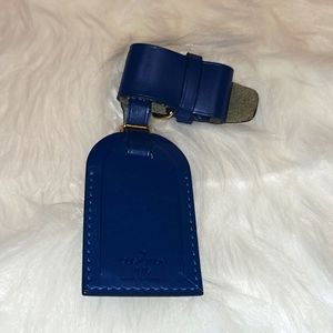 Louis Vuitton Blue luggage tag